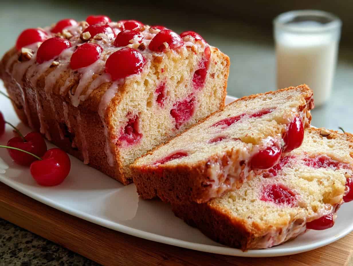 Maraschino Cherry Bread