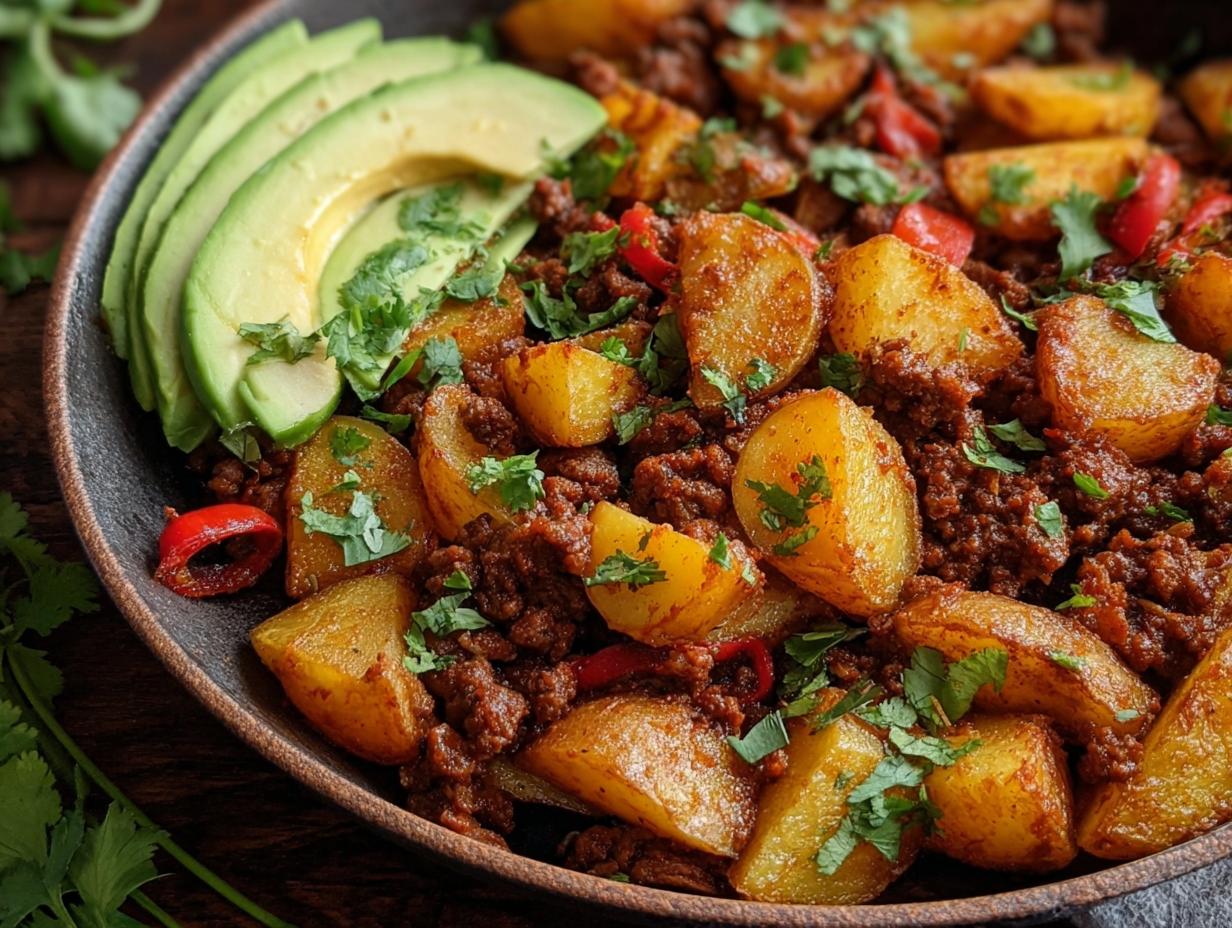 Mexican Ground Beef Potato