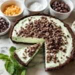 Mint Chocolate Cheesecake Pie