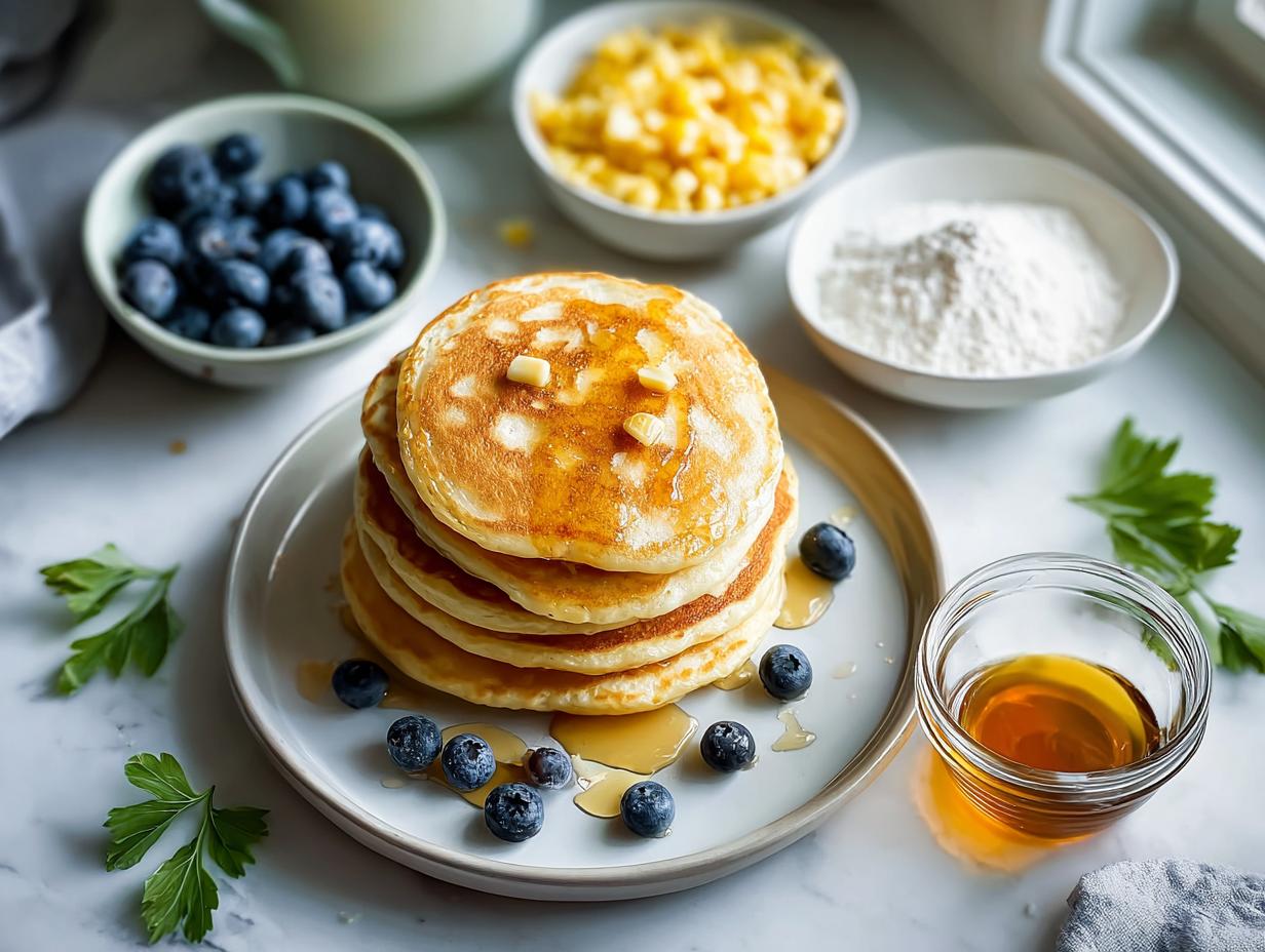 Pancakes: Master the Best Fluffy Recipe - Golden brown pancakes on a griddle