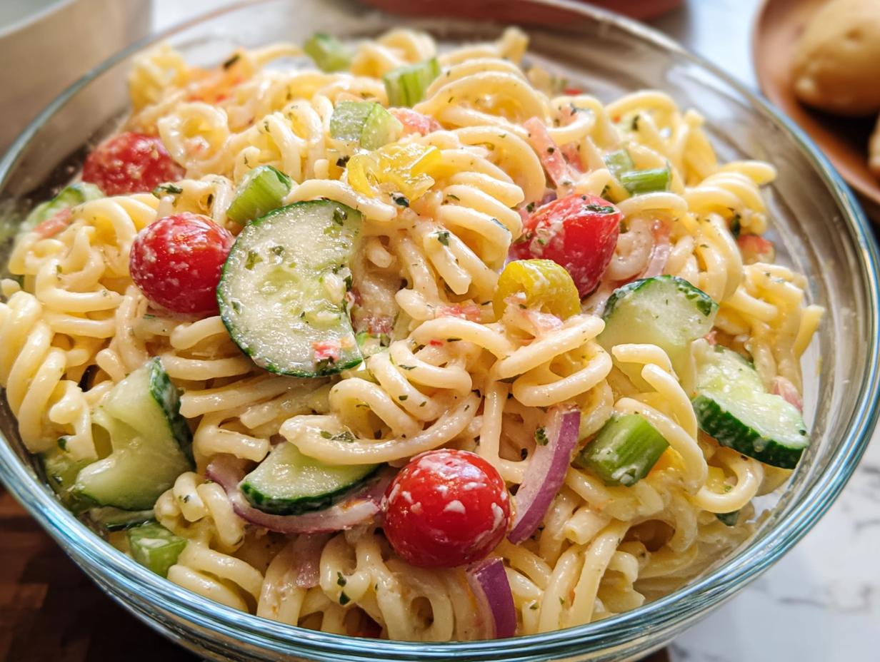 Pasta Salad: 1 Amazing Recipe You Need - Pasta Salad - additional detail