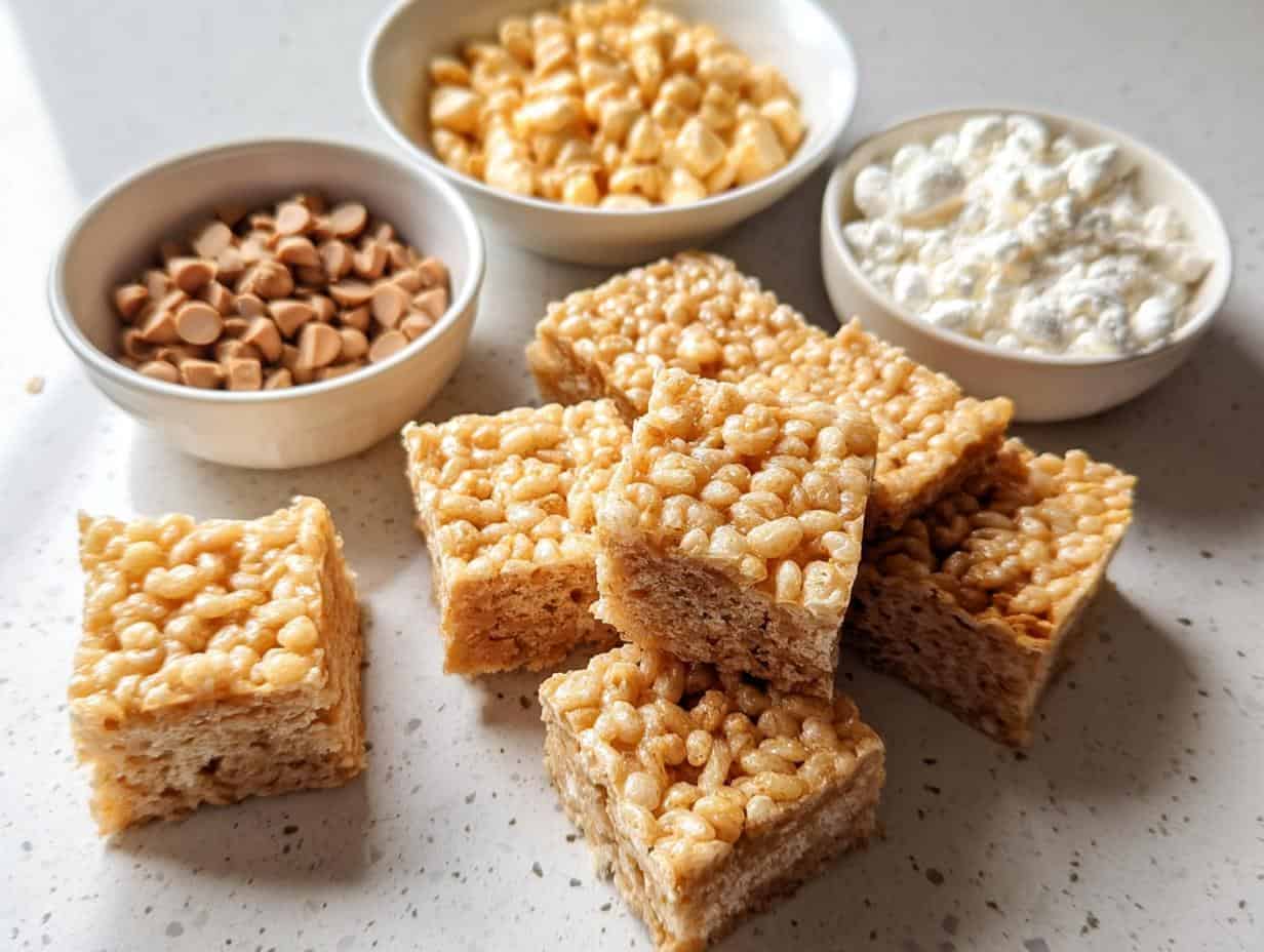 Peanut Butter Rice Krispie: 6 Easy Steps - Peanut Butter Rice Krispie - additional detail