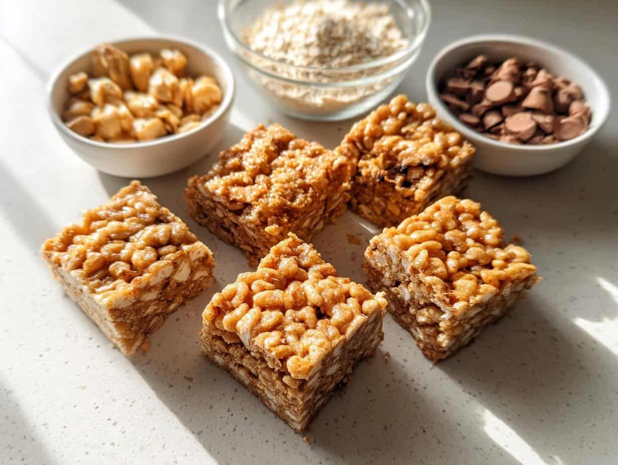 Peanut Butter Rice Krispie: 6 Easy Steps - Peanut Butter Rice Krispie - additional detail