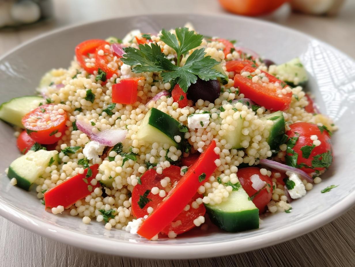 Pearl Couscous Salad: Delicious & Easy 15-Min Prep - Pearl Couscous Salad - main visual representation