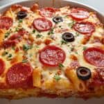 Pepperoni Pizza Pasta Bake: 1 Easy Recipe 6 Pepperoni Pizza Pasta Bake
