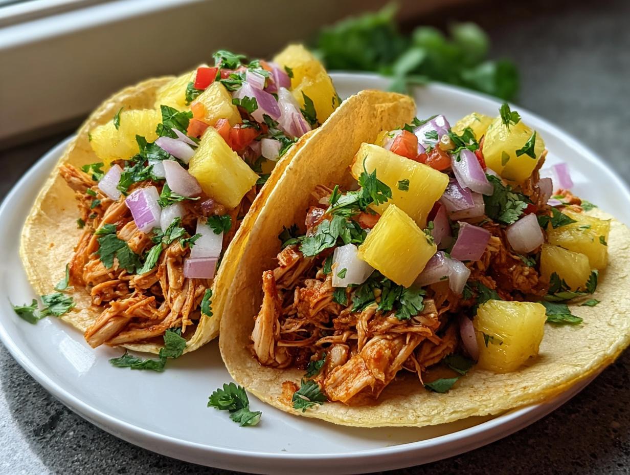 Pineapple Chicken Tacos: 1 Flavorful Tropical Twist - Pineapple Chicken Tacos - main visual representation