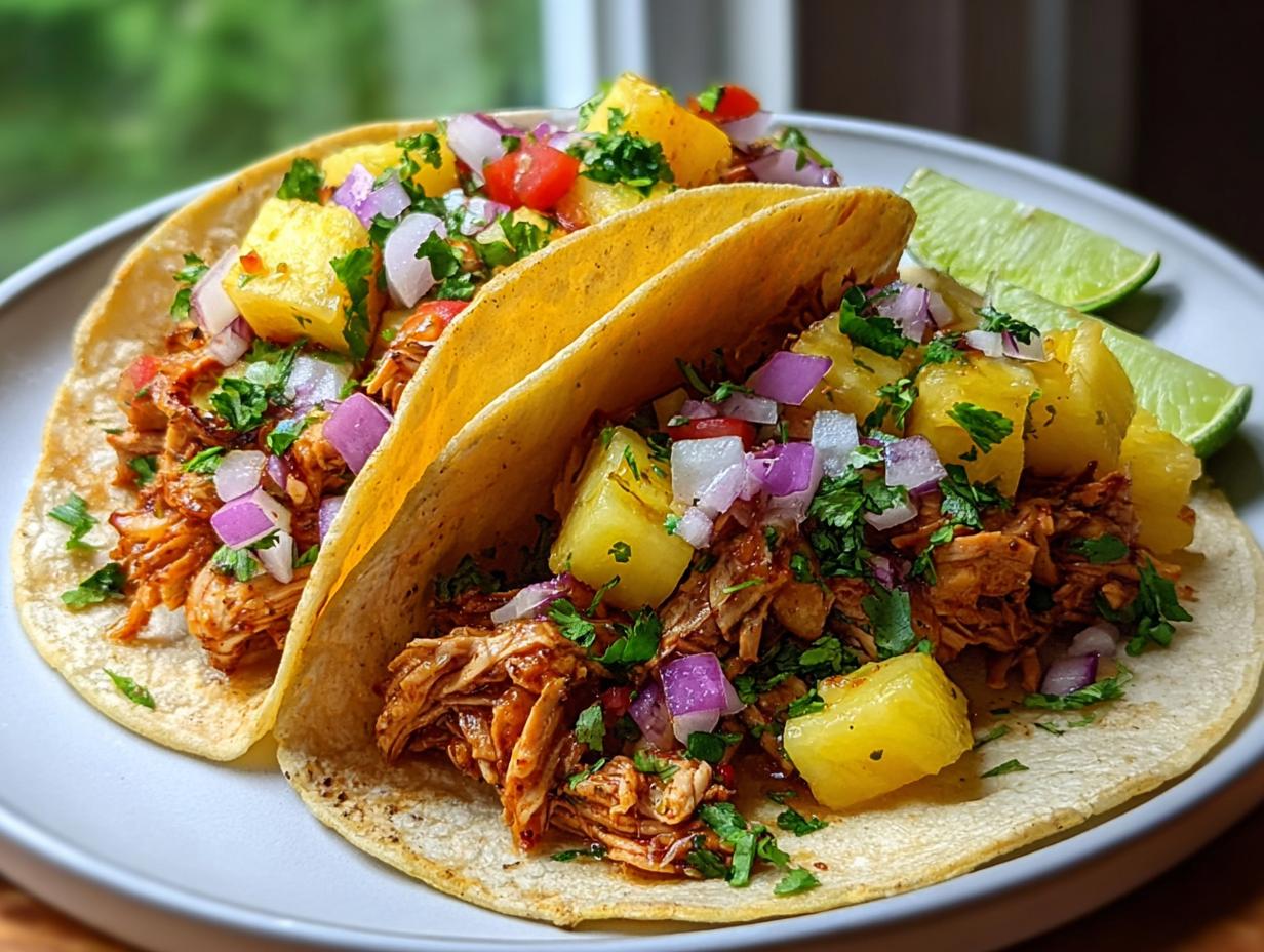 Pineapple Chicken Tacos: 1 Flavorful Tropical Twist - Pineapple Chicken Tacos - additional detail