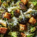 Roasted Broccoli Caesar Salad