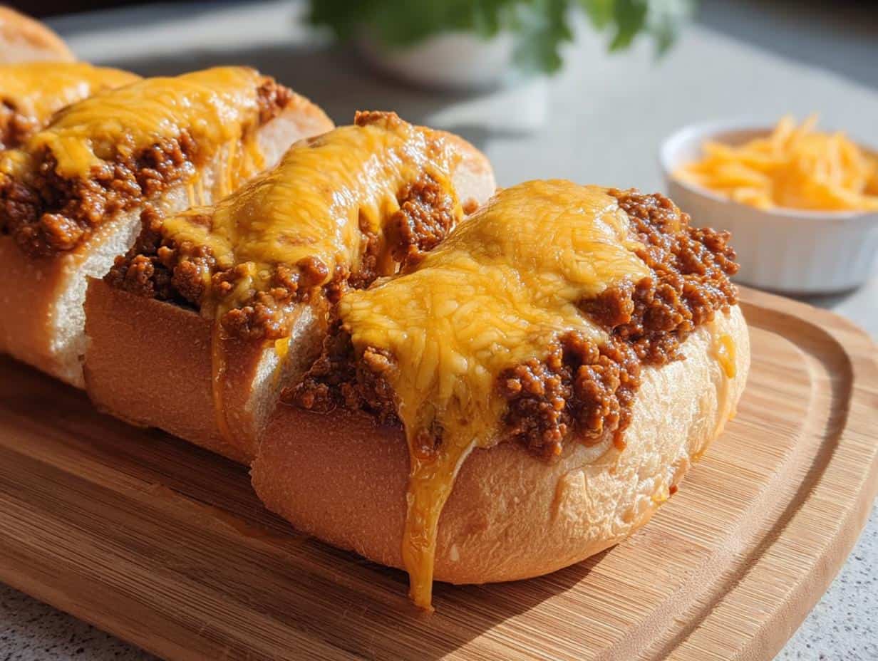 Sloppy Joe French Bread: 1 Amazing Recipe - Sloppy Joe French Bread - additional detail