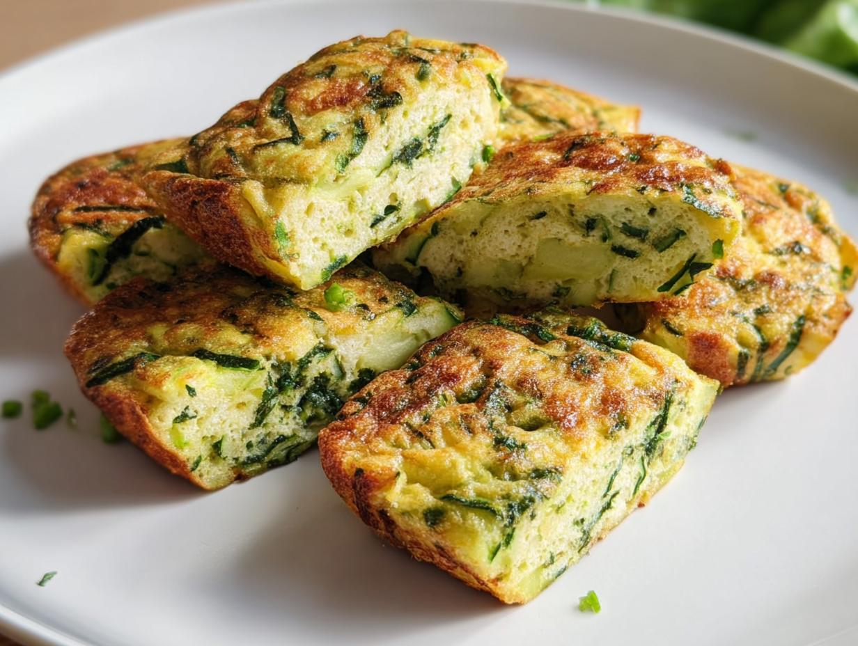 Spinach Zucchini Frittata Fingers: 6 Amazing Bites - Spinach Zucchini Frittata Fingers - additional detail