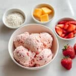 Strawberry Ice Cream: 2 Ingredient Amazing Dessert 6 Strawberry Ice Cream