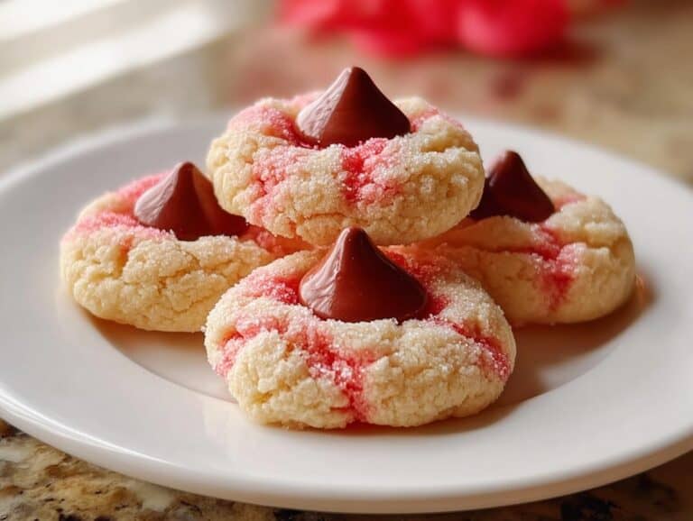 Strawberry Kiss Cookies