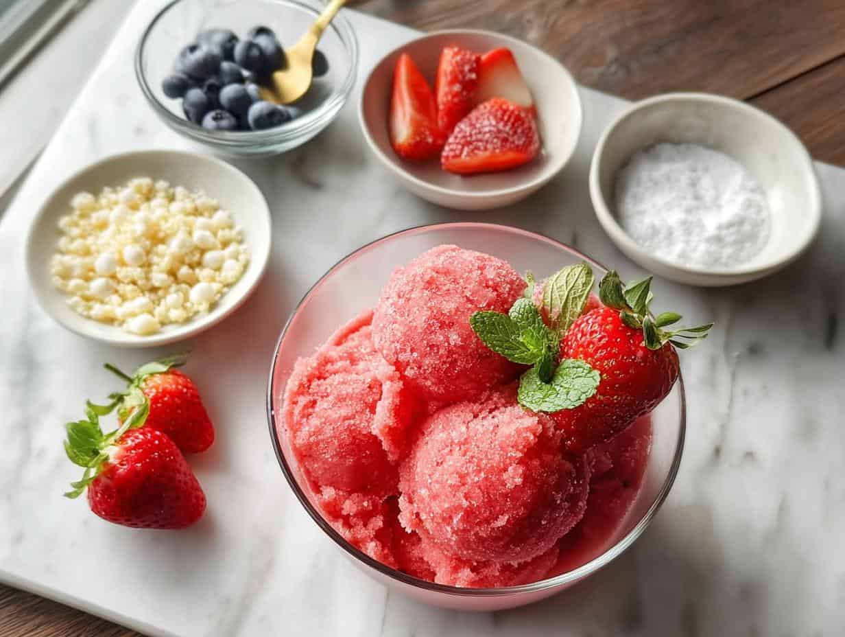 Strawberry Sorbet
