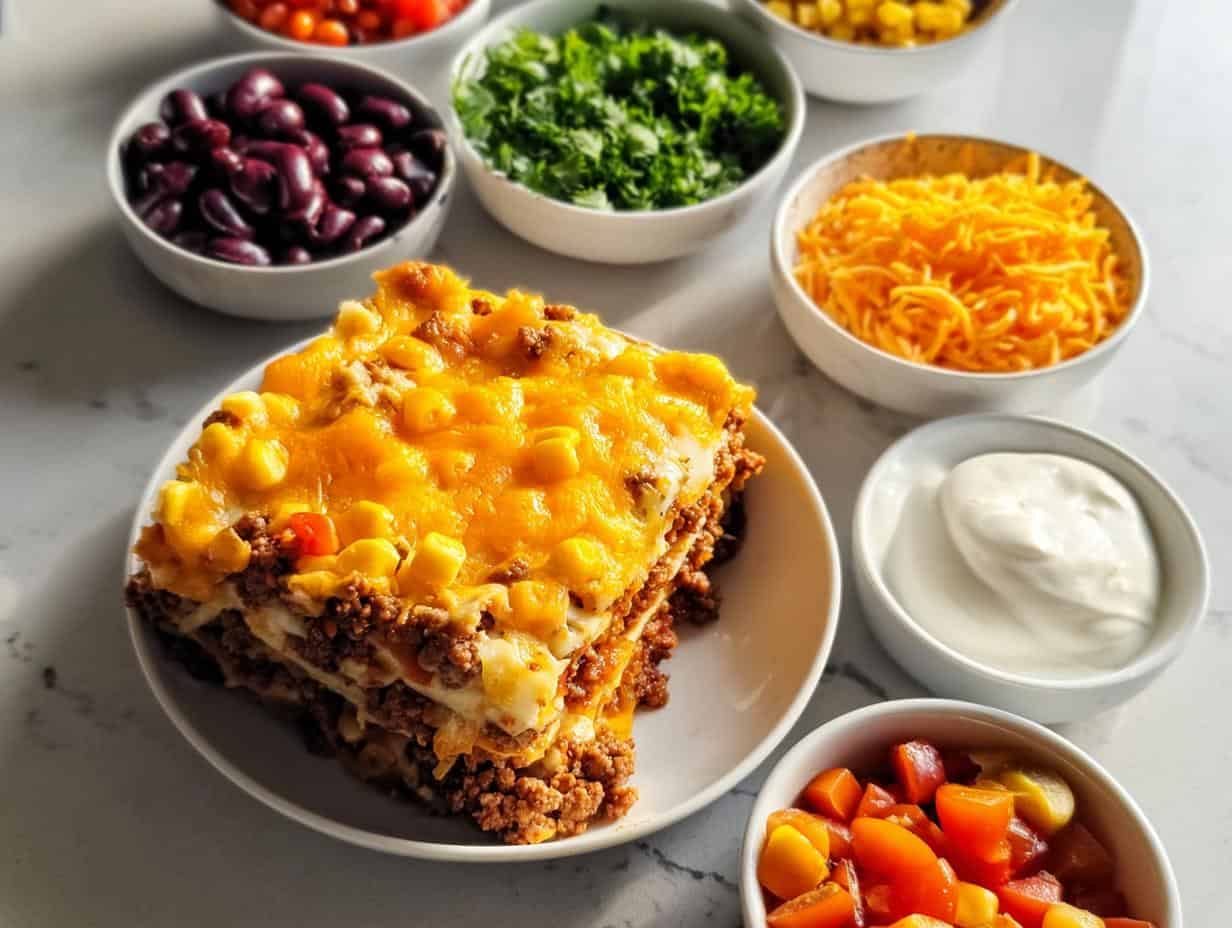 Taco Lasagna: Bold Flavor, Easy Comfort - Taco Lasagna - additional detail