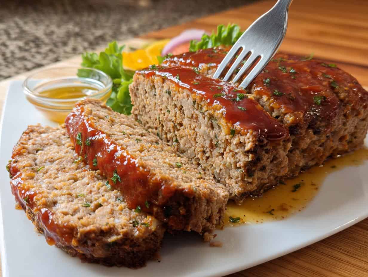 Tri Meat Meatloaf Garlic