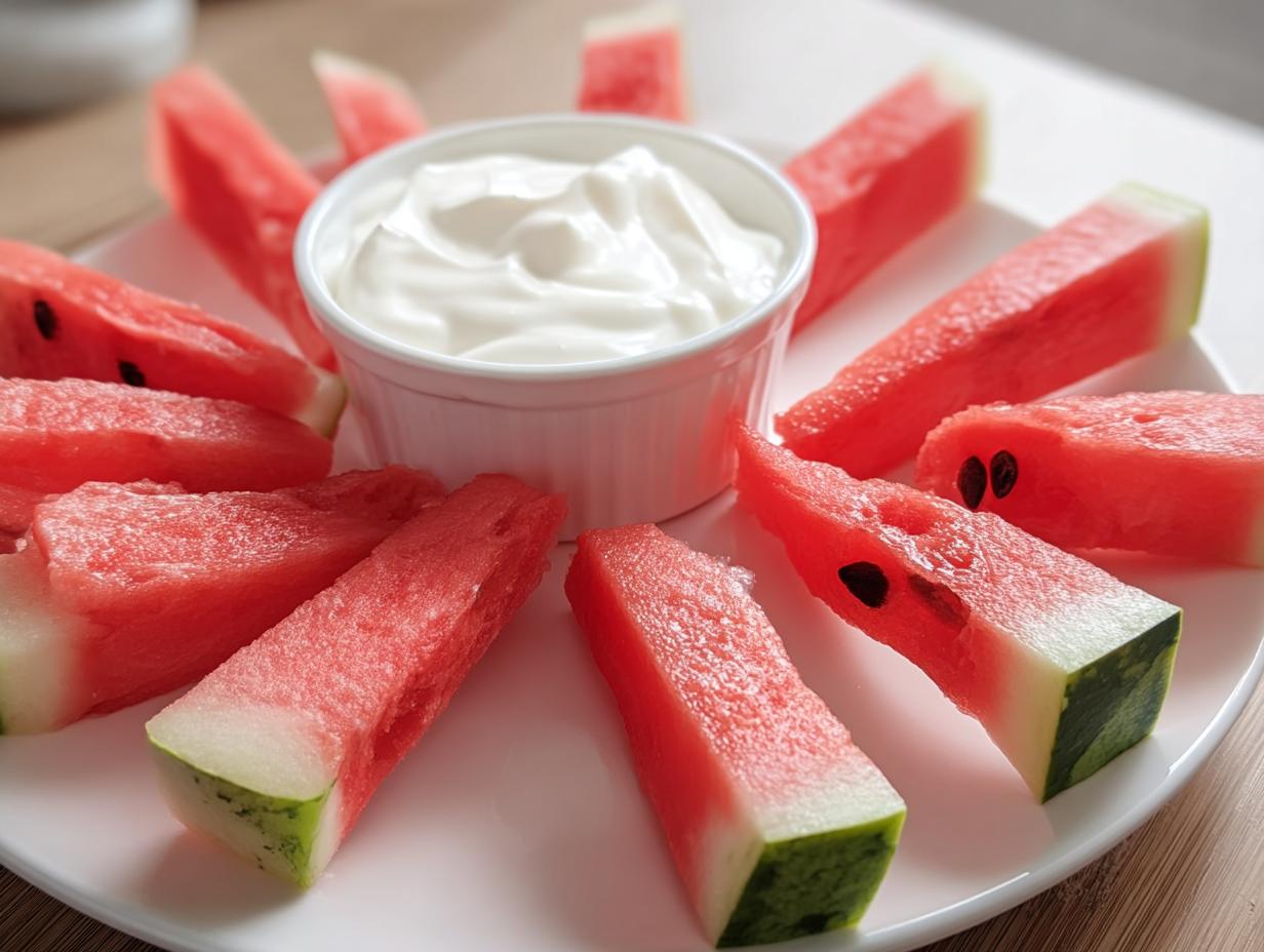Watermelon Fries: 5 Must-Try Yogurt Combos - Watermelon Fries Whipped Yogurt - main visual representation