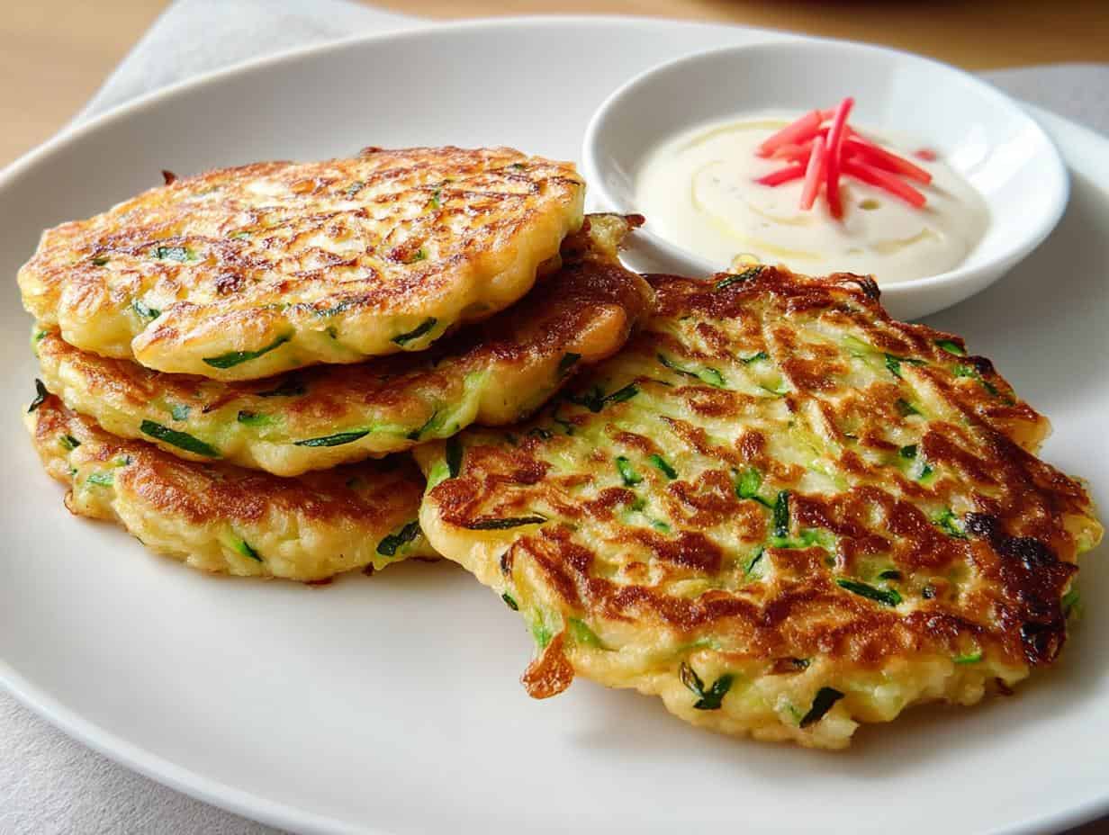 Amazing Japanese Zucchini Pancakes: 15-Minute Meal - Zucchini Pancakes Japanese Flavors - additional detail