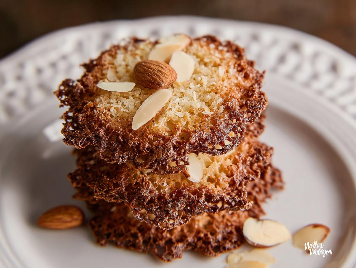 Almond Lace Cookies