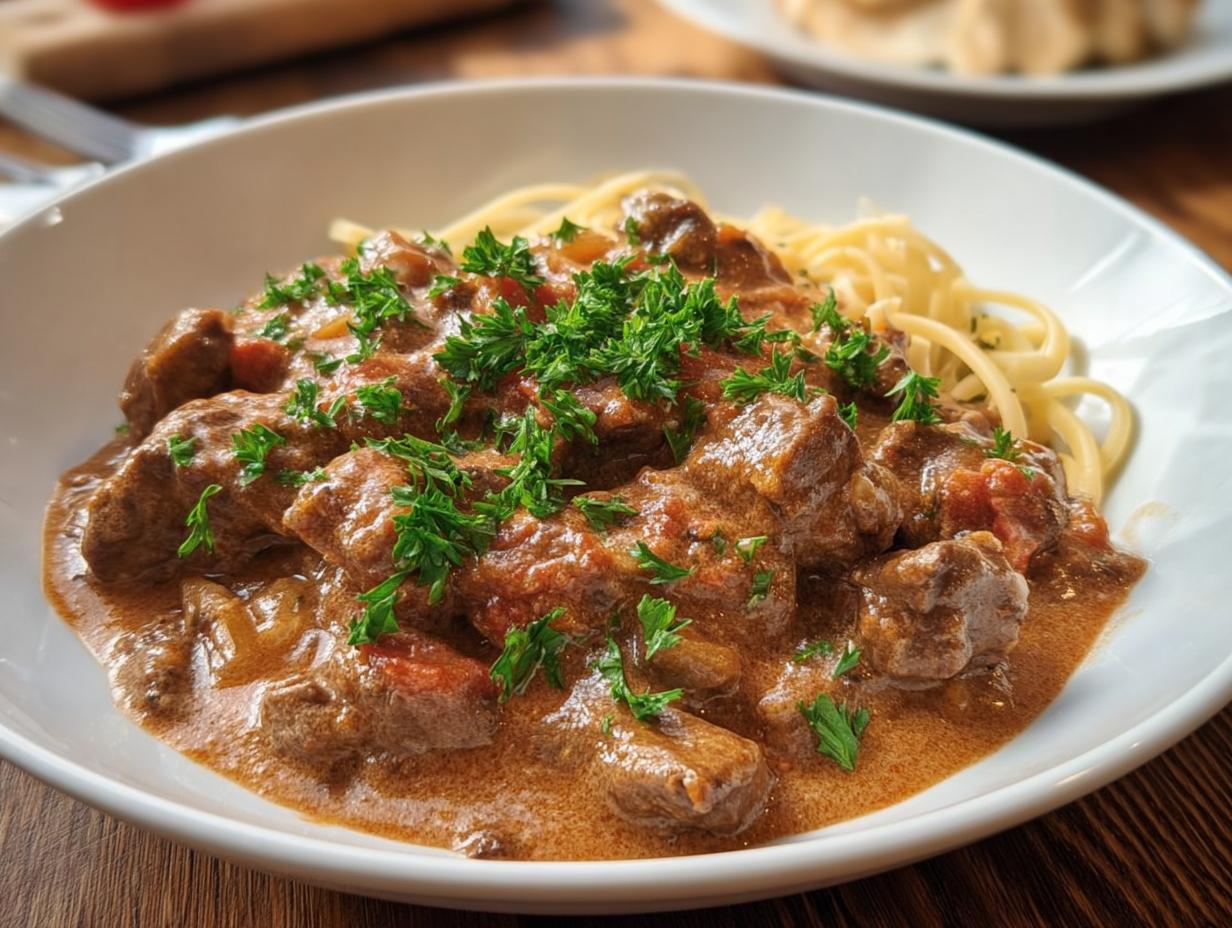 Beef Stroganoff Crockpot: Amazing 6-Hour Meal - Beef Stroganoff Crockpot - main visual representation