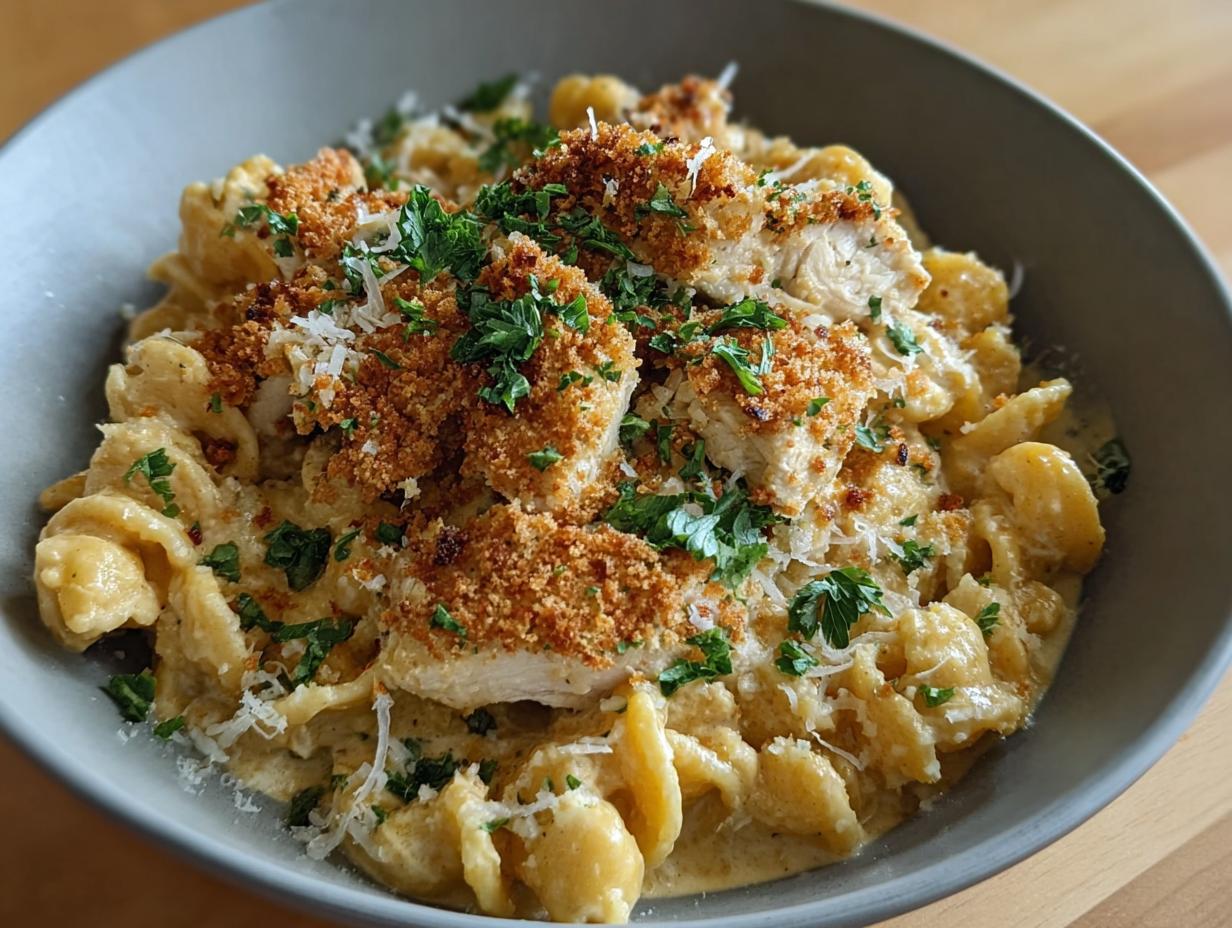 Creamy Parmesan Chicken Pasta