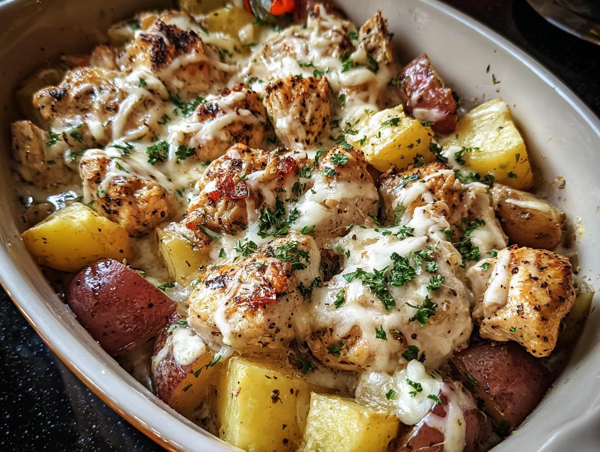 Crockpot Garlic Parmesan Chicken