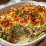 Hamburger Green Bean Casserole: 1 Easy Comfort Recipe 6 Hamburger Green Bean Casserole