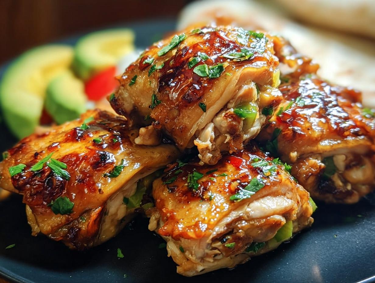 Honey Garlic Chicken Thighs
