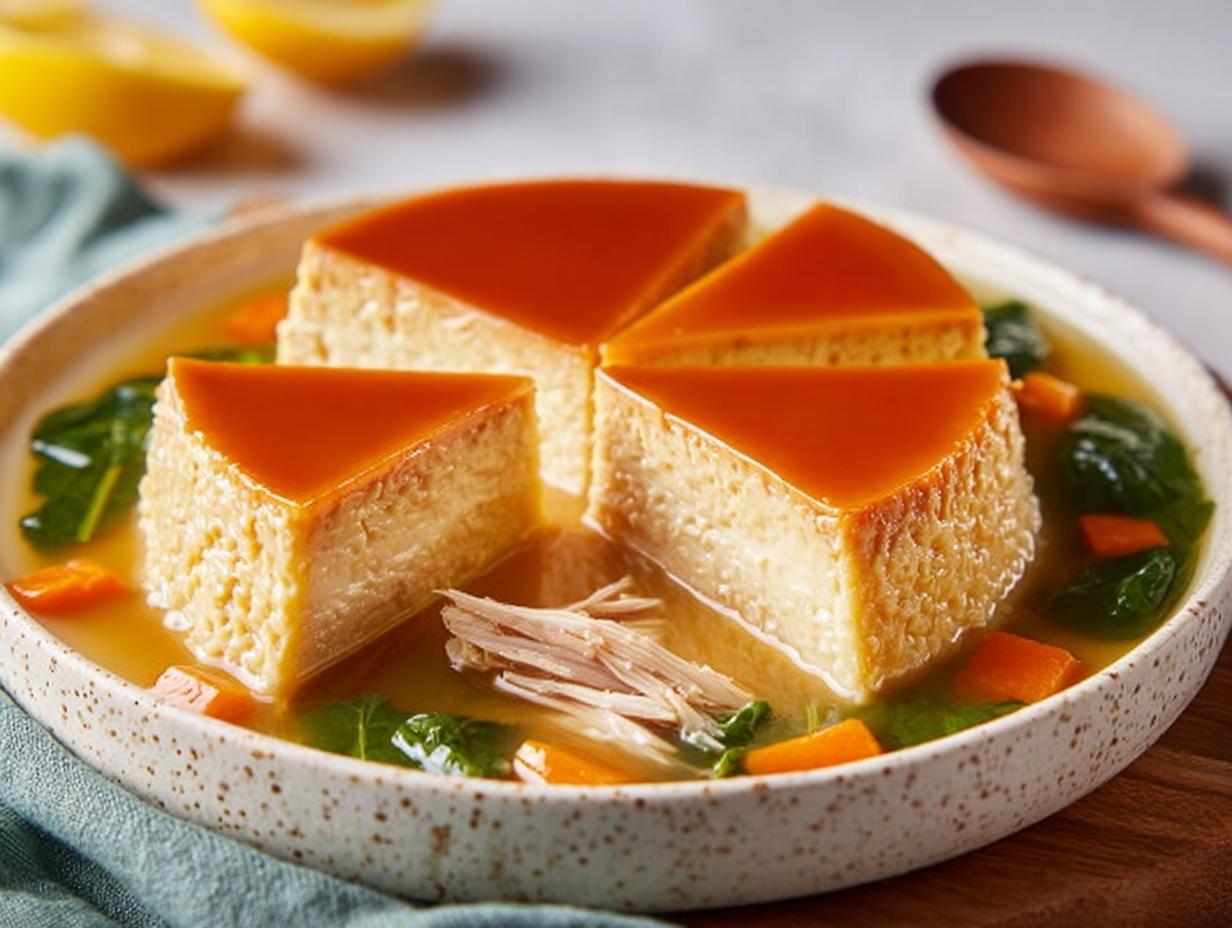 Irresistible Caramel Flan Dessert - close-up of creamy custard with caramel sauce