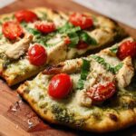 Pesto Chicken Flatbread: 15 Min Flavorful Meal 6 Pesto Chicken Flatbread