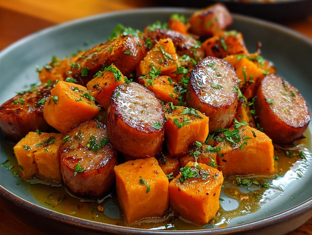 Sausage Sweet Potatoes Honey