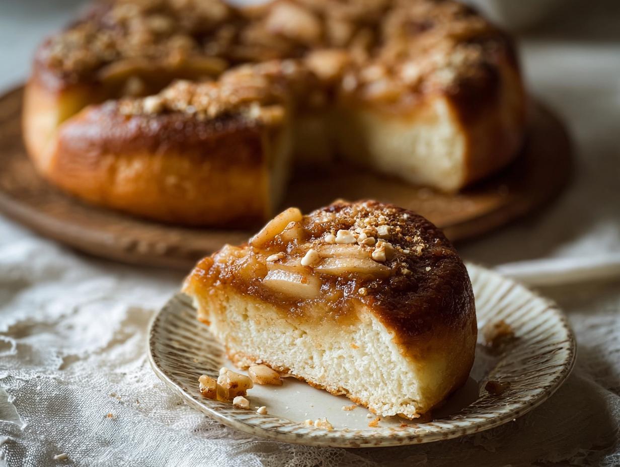 Vegan Apple Cheesecake Brioche Bliss - Vegan Apple Cheesecake Brioche - additional detail