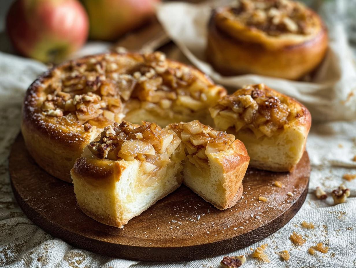 Vegan Apple Cheesecake Brioche Bliss - Vegan Apple Cheesecake Brioche - additional detail