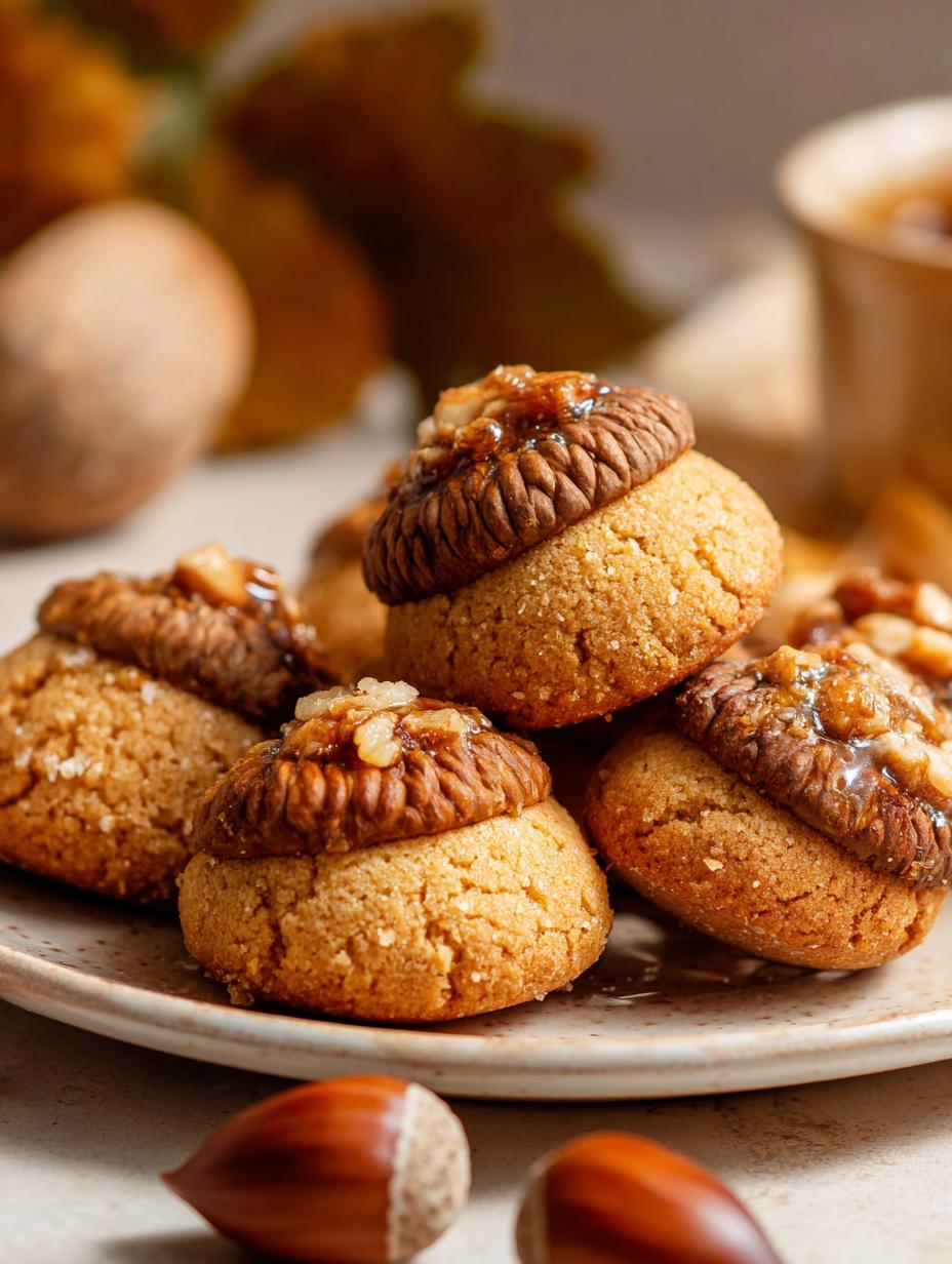 Amazing Acorn Cookies Three Ingredients - Acorn Cookies Three Ingredients - main visual representation