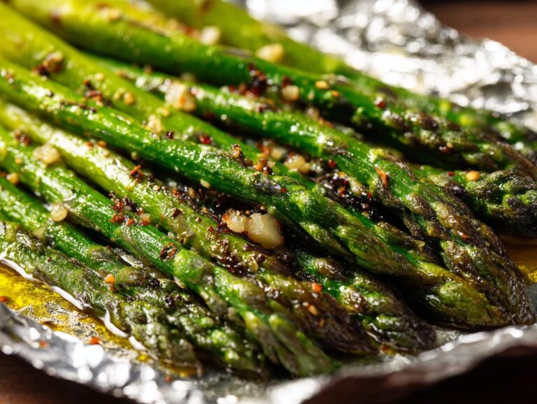 Asparagus Grilled Foil