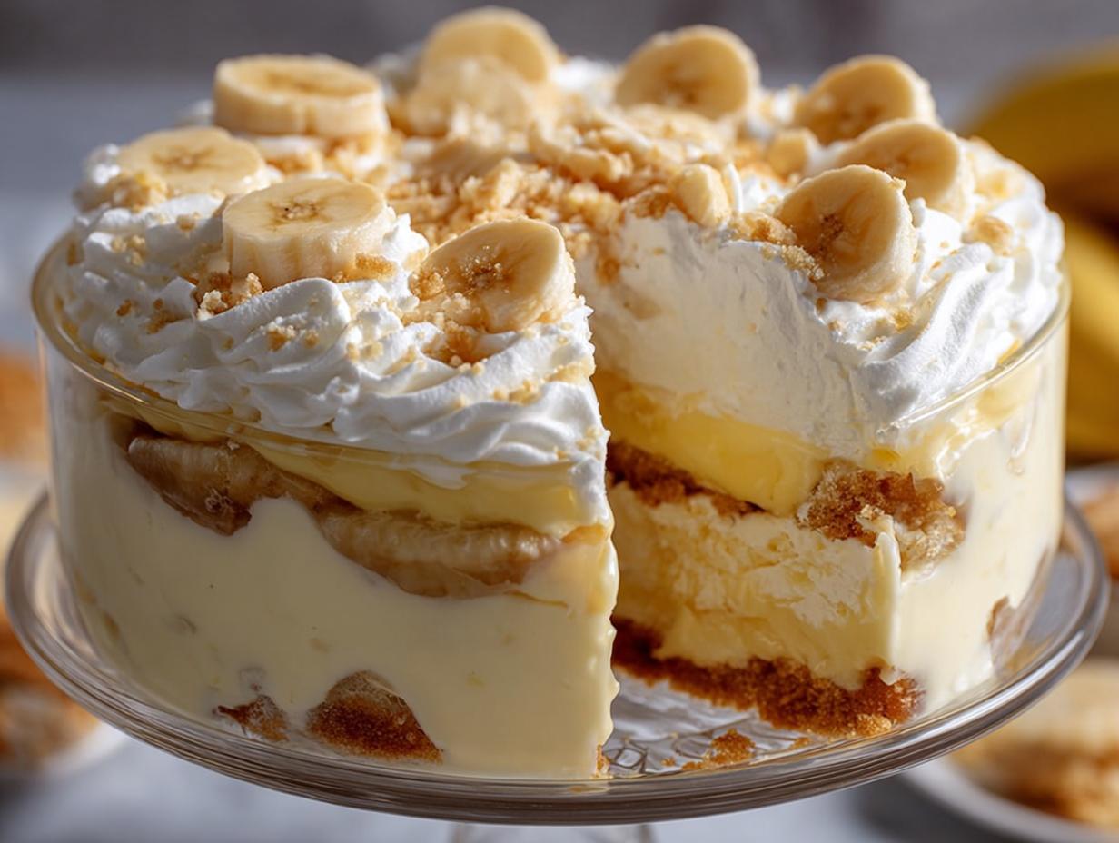 Magnolia Bakery Banana Pudding: Creamy layers of cookies, bananas, and pudding