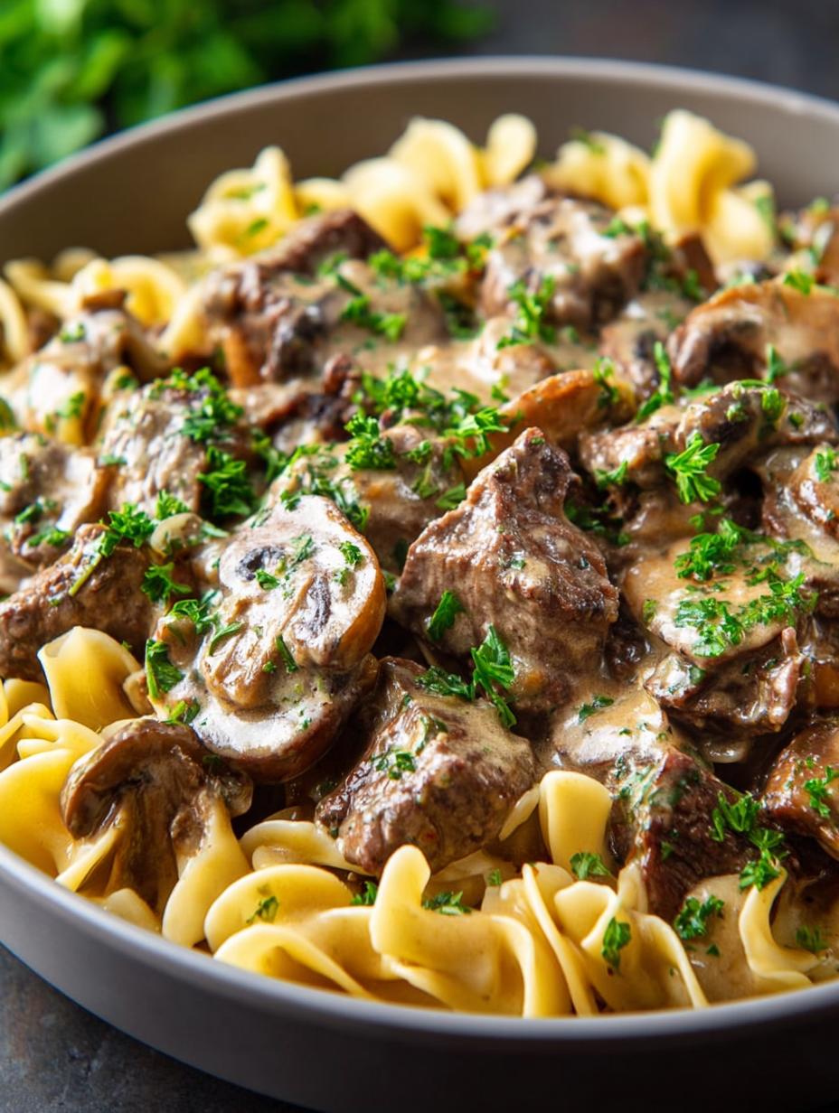 Beef Stroganoff