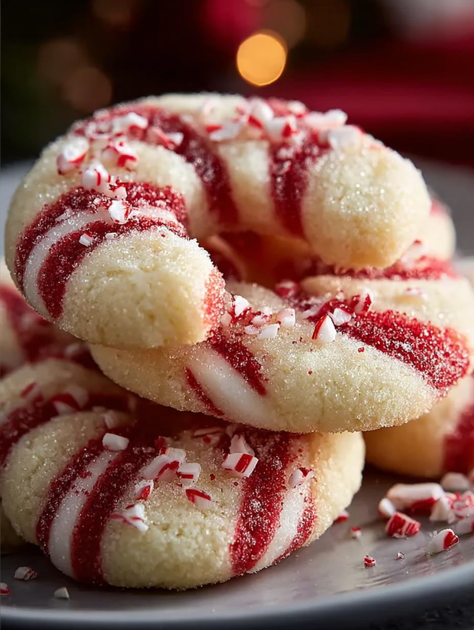 Delightful Candy Cane Cookies: A Festive Treat - CANDY CANE COOKIES, FESTIVE COOKIES, EASY COOKIE RECIPE, - additional detail
