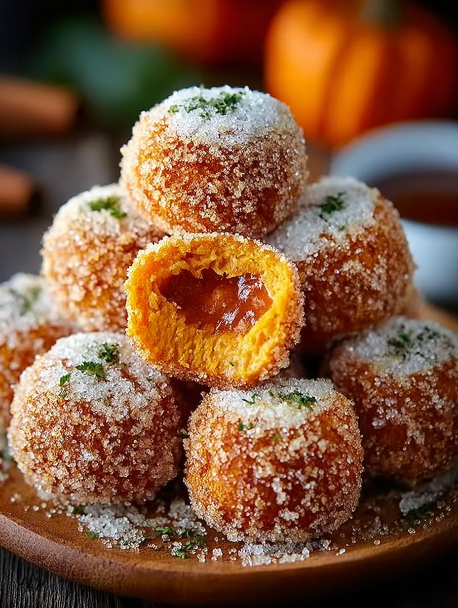 Delicious Cinnamon Sugar Pumpkin Bites: 24 Mini Treats - CINNAMON SUGAR PUMPKIN BITES - main visual representation
