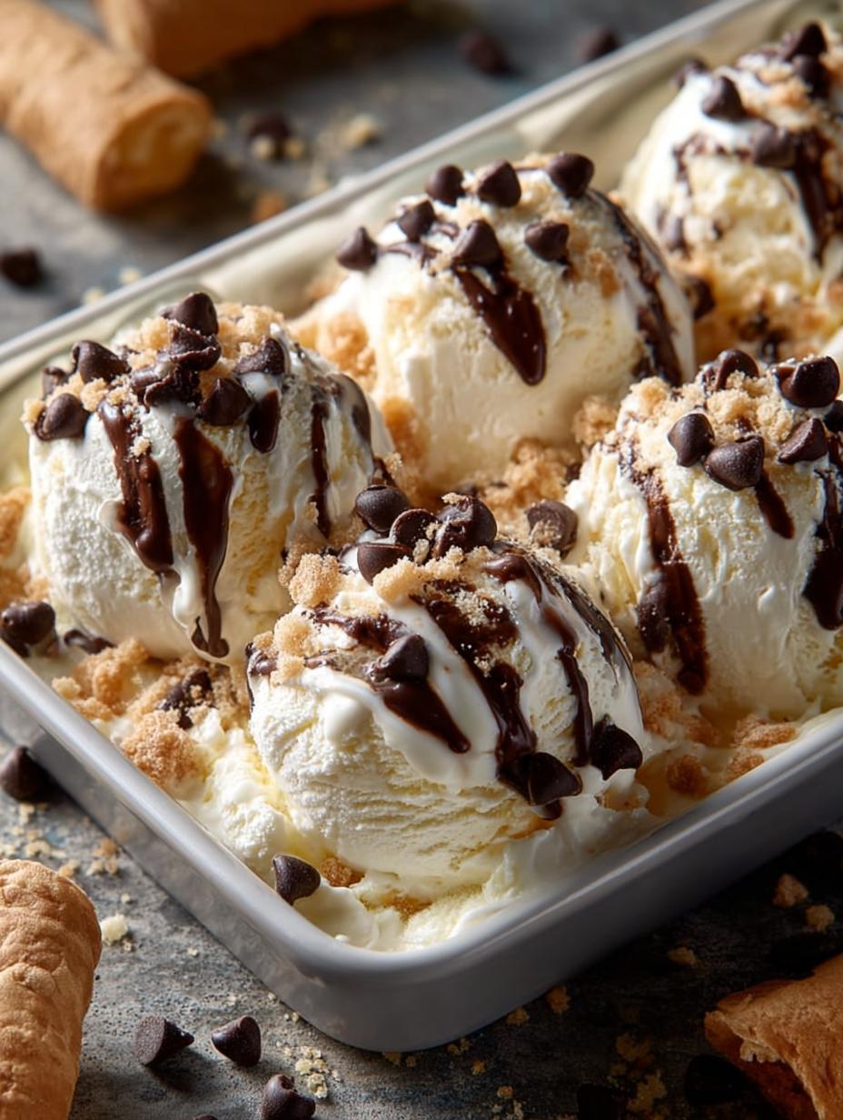 Cannoli Ice Cream: Easy 2-Step Bliss - Cannoli Ice Cream - main visual representation