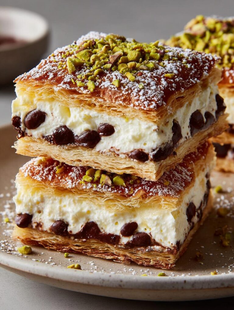 Cannoli Squares