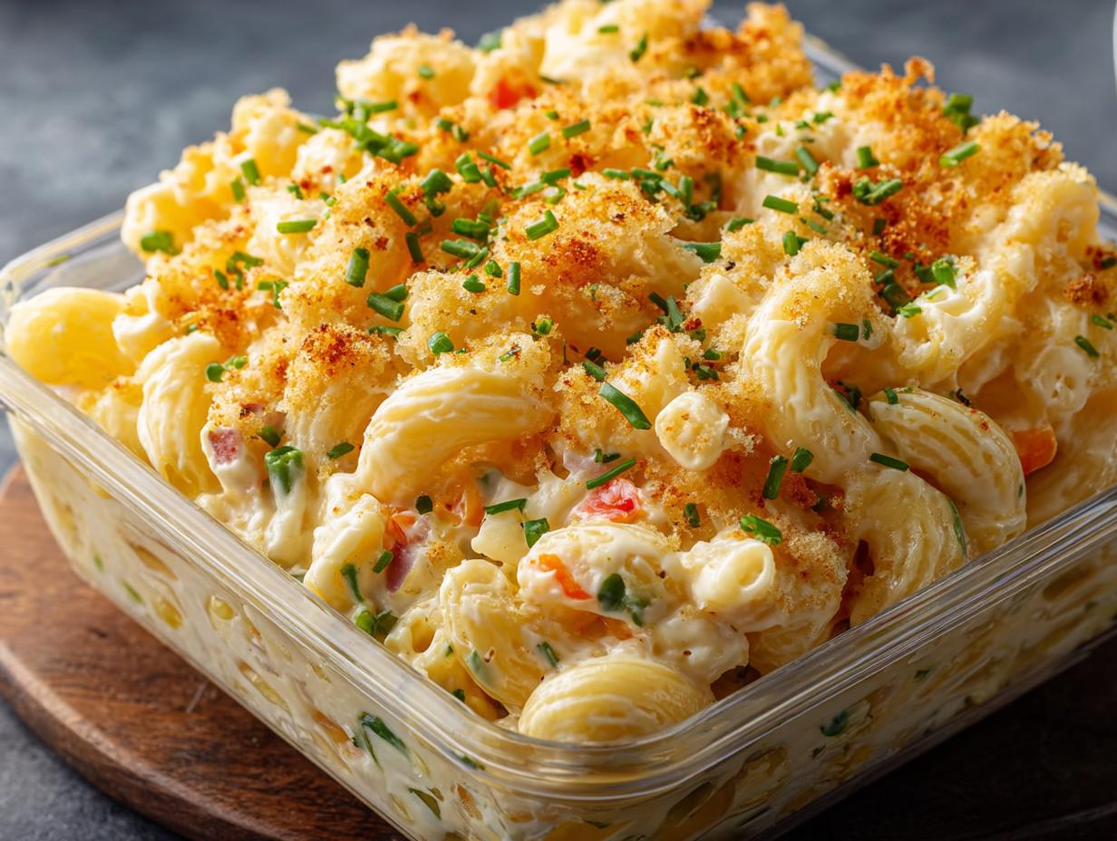 Amazing Cheddar Sour Cream Macaroni Recipe - Cheddar Sour Cream Macaroni - additional detail