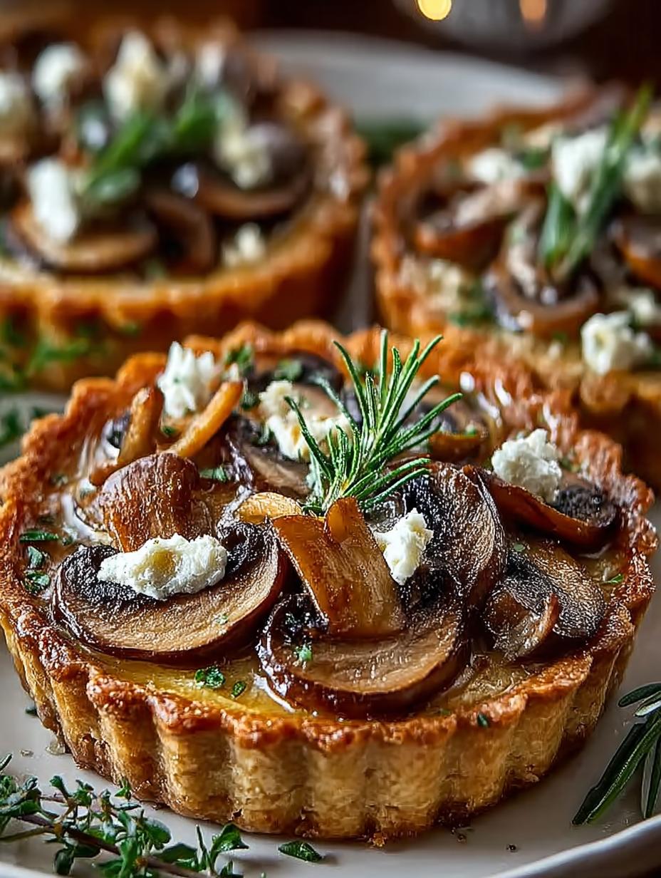 Irresistibly Cozy Chestnut Pumpkin Mushroom Tarts 4 Chestnut, Pumpkin and Mushroom Tarts