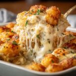Amazing Chicken Alfredo Tater Tot Recipe 6 Chicken Alfredo Tater Tot