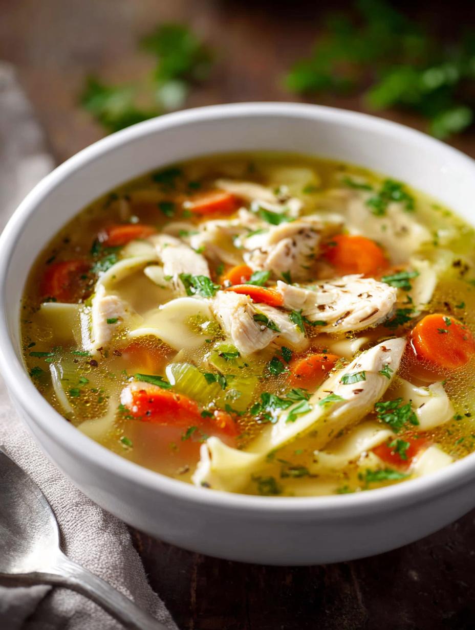 Chicken Noodle Soup Egg