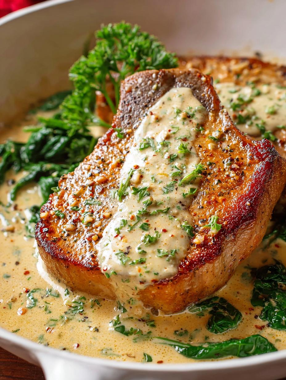 Creamy Garlic Parmesan Pork: 5 Ways to Indulge Tonight - Creamy Garlic Parmesan Pork - additional detail