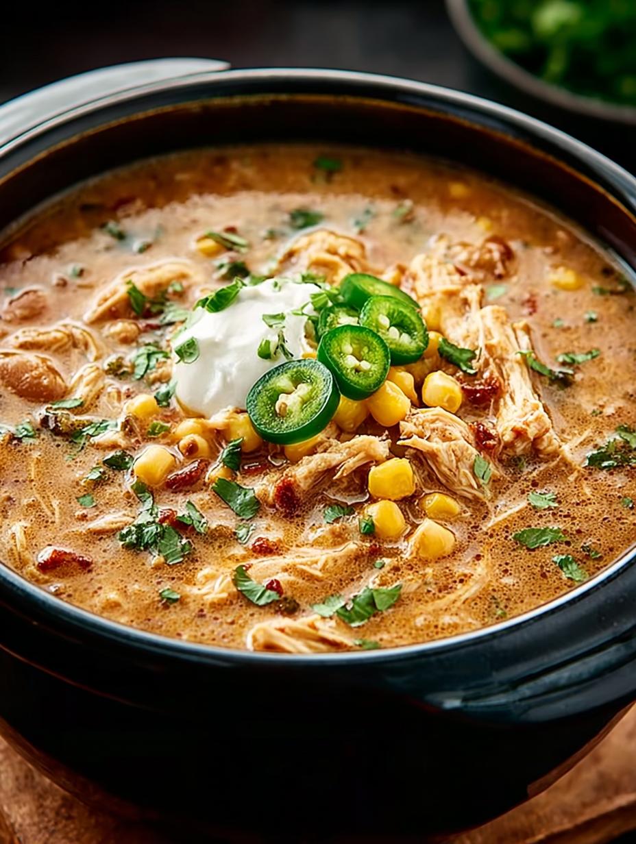 Crock Pot White Chicken Chili