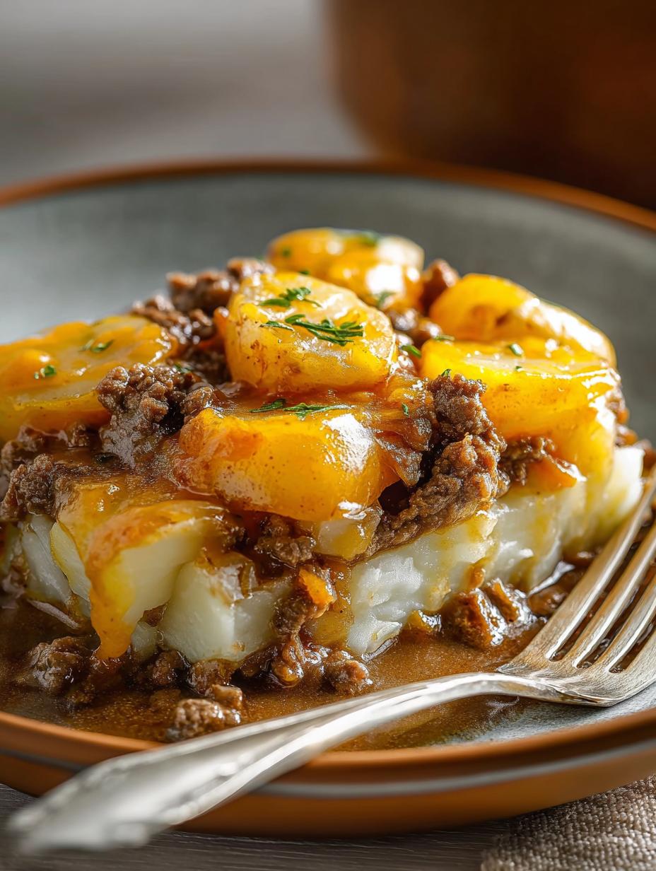 Crockpot Hamburger Potato Casserole