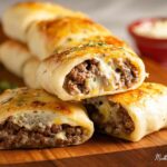 Garlic Butter Cheeseburger Roll