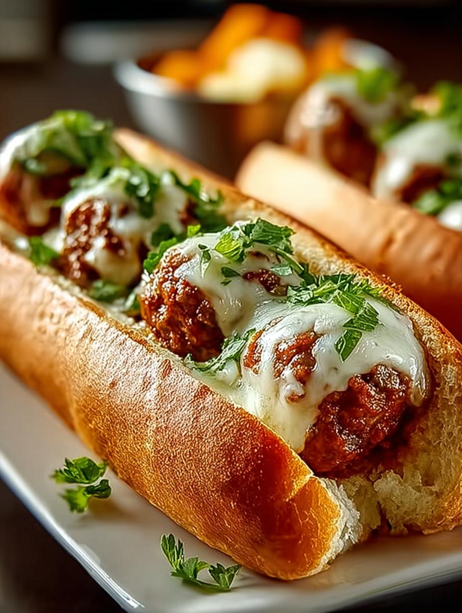 Homemade Meatball Subs: 7 Reasons to Indulge Tonight - HOMEMADE MEATBALL SUBS - additional detail
