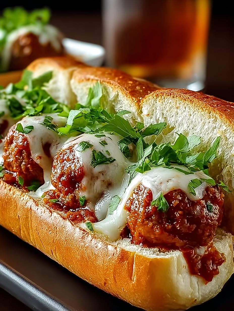 HOMEMADE MEATBALL SUBS